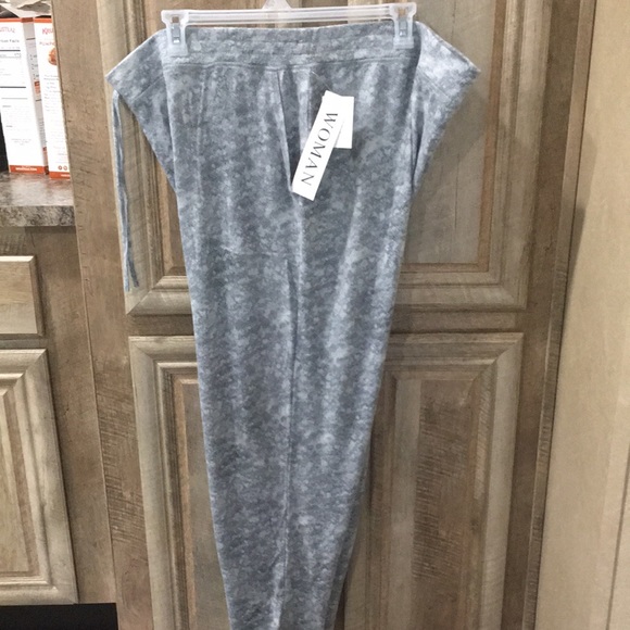 New Medium Grey Color Sweatpants With Drawstring - Picture 7 of 12